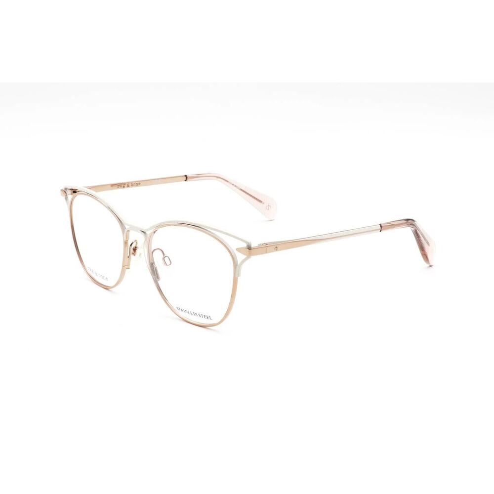 NEW Rag & Bone RNB3019 BQB cream and gold glasses - Picture 9 of 11